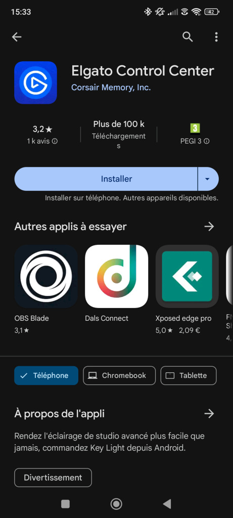 ELGATO Light Strip Pro Android 1