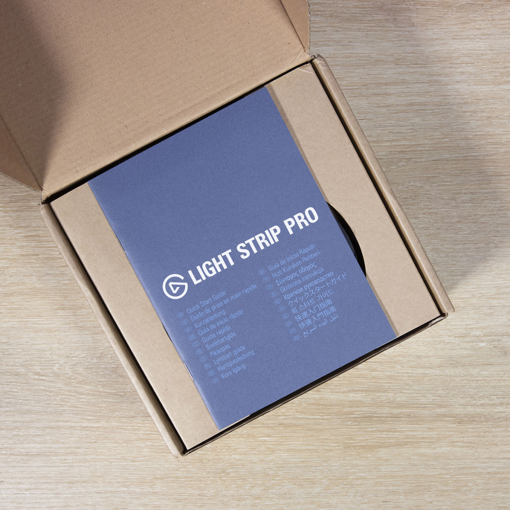 ELGATO Light Strip Pro déballage livret