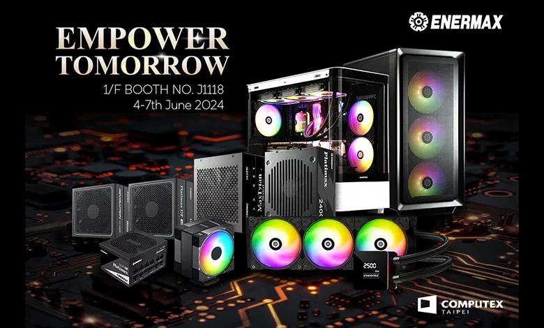 ENERMAX au COMPUTEX : des alimentations, de l'AIO, du ventirad, du ventilo et des boîtiers ! 1 ENERMAX Computex 2024 Couv