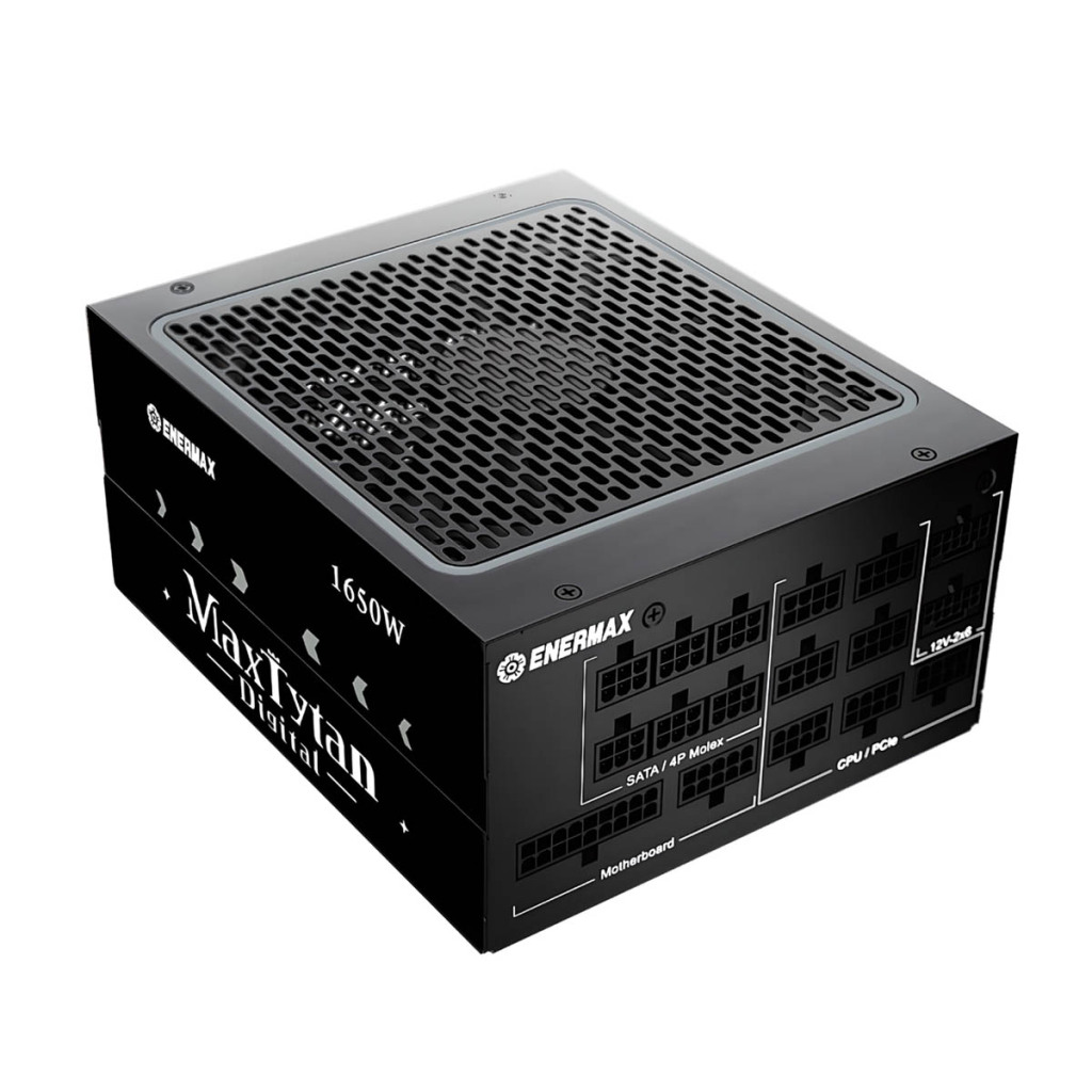 ENERMAX au COMPUTEX : des alimentations, de l'AIO, du ventirad, du ventilo et des boîtiers ! 2 ENERMAX MaxTytan Digital 1650W 80PLUS Titanium