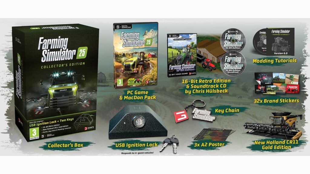 Faites chauffer les tracteurs, Farming Simulator 25 est annoncé ! 5 Farming Simulator 25 bonus