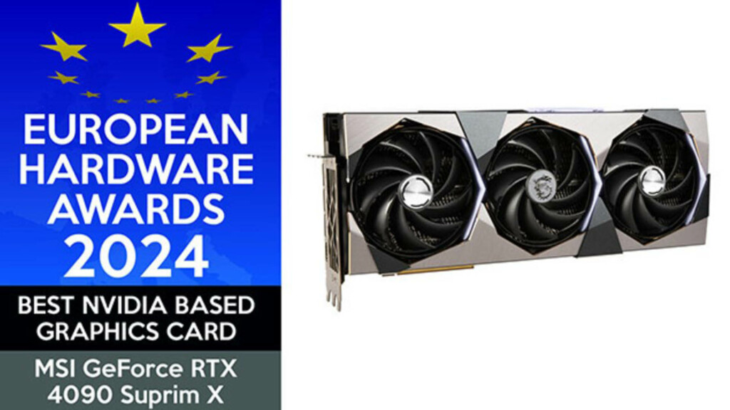 MSI rafle les récompenses aux European Hardware Awards 2024 5 GeForce RTX 4090 SUPRIM X 24G