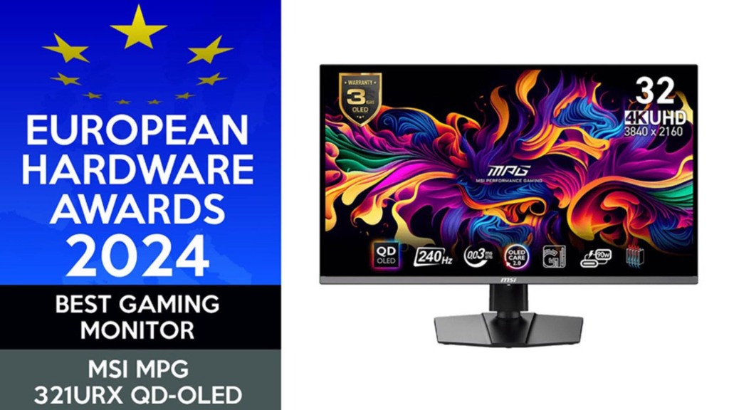 MSI rafle les récompenses aux European Hardware Awards 2024 6 MPG 321URX QD OLED