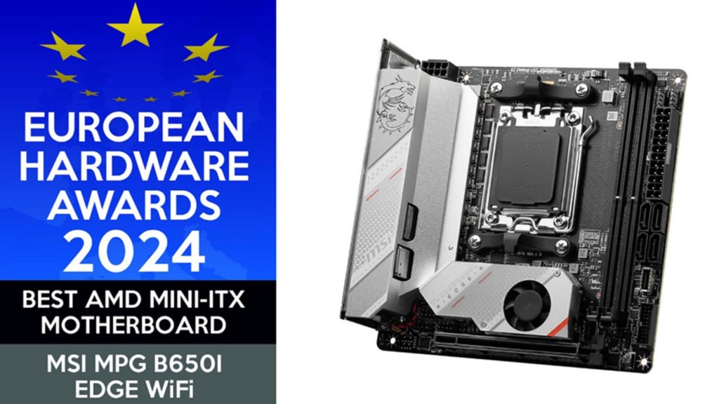 MSI rafle les récompenses aux European Hardware Awards 2024 2 MSI MPG B650I EDGE WIFI