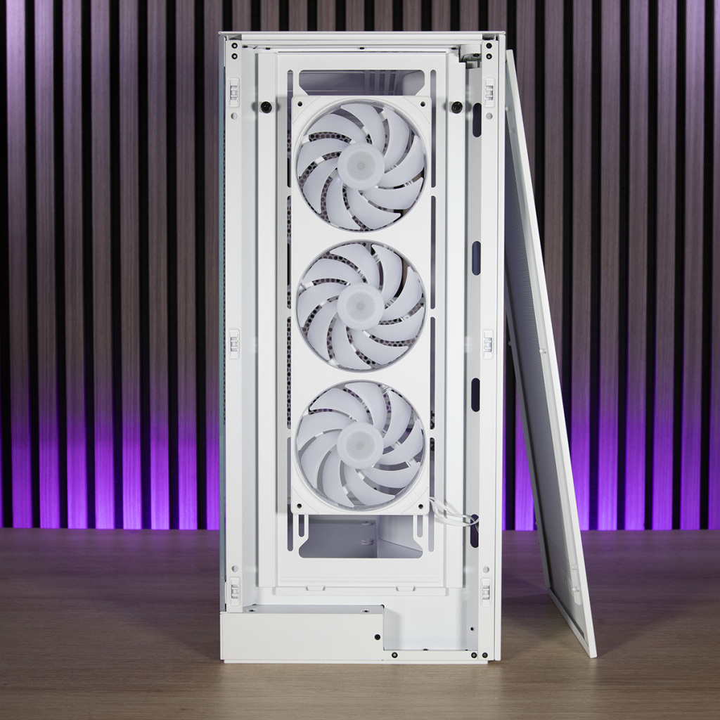 Lancement officiel et Unboxing du NZXT H7 Flow RGB 2024 14 NZXT H7 Flow RGB support ventilateurs