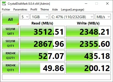 NZXT H7 Flow RGB test SSD