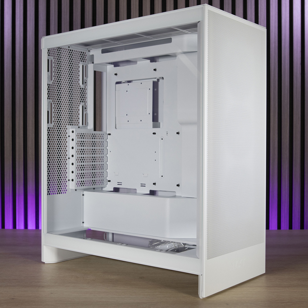 Lancement officiel et Unboxing du NZXT H7 Flow RGB 2024 10 NZXT H7 Flow RGB trois quarts façade