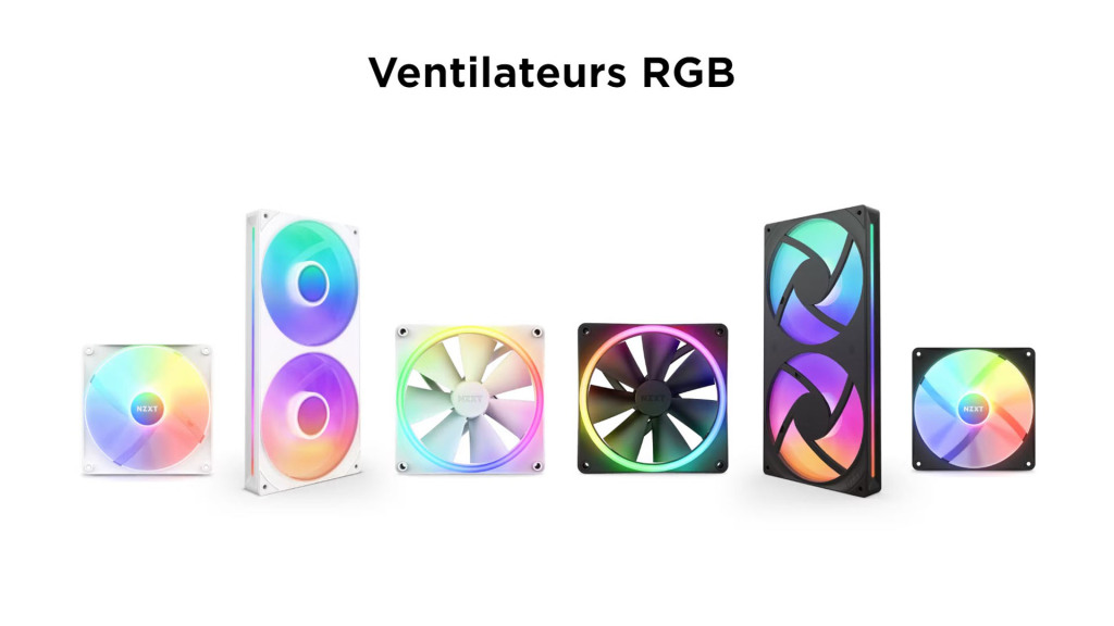 NZXT dévoile ses nouveaux composants PC 2 NZXT ventilateurs