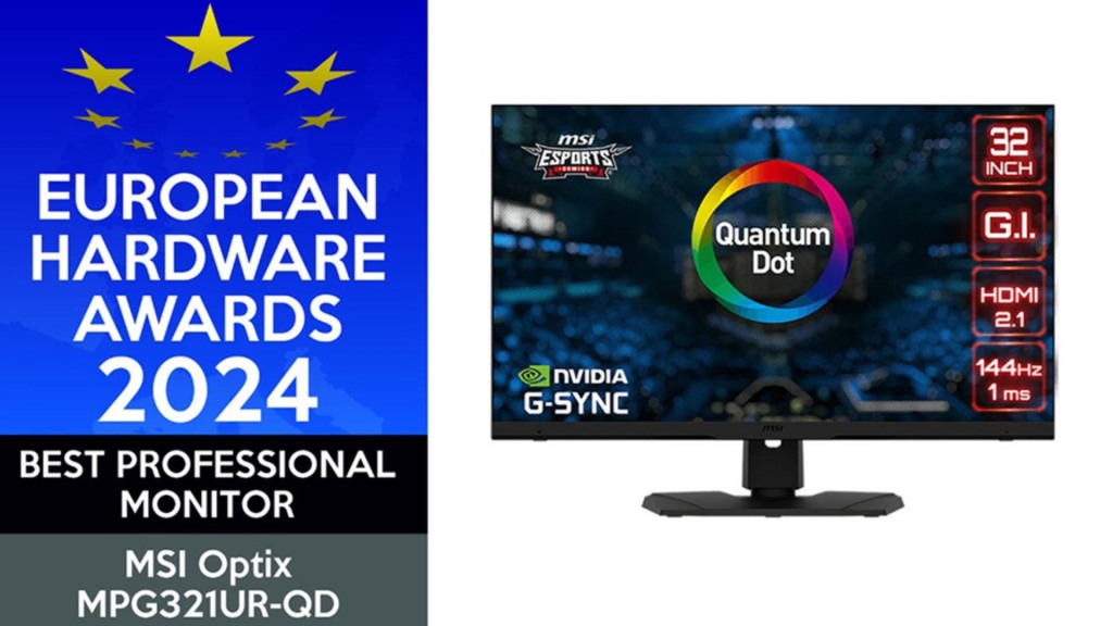 MSI rafle les récompenses aux European Hardware Awards 2024 9 Optix MPG321UR QD