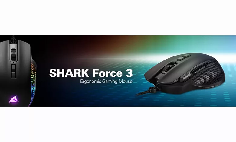 Sharkoon lance la souris de jeu ergonomique SHARK Force 3 à prix riquiqui 1 Sharkoon shark force 3 Couv