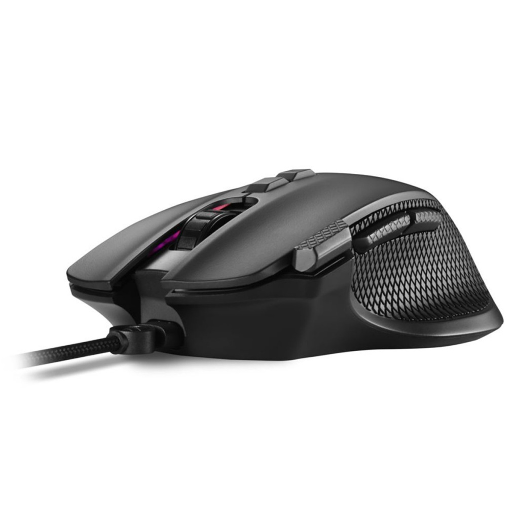 Sharkoon lance la souris de jeu ergonomique SHARK Force 3 à prix riquiqui 3 Sharkoon shark force 3 côté 2