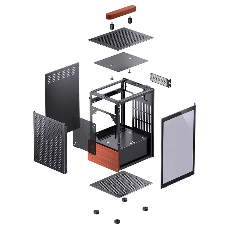 Jonsbo T6 ITX : une alliance parfaite entre technologie et élégance 5 boitier jonsbo t6 05