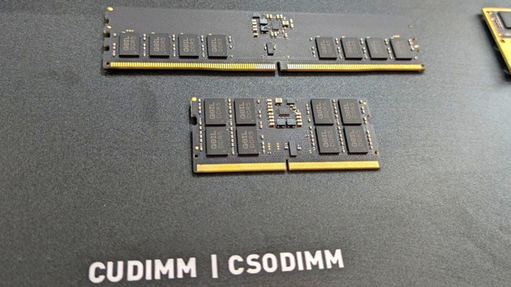 DDR5 CUDIMM, CSODIMM, CAMM2 et LPCAMM2 : la révolution mémoire pour nos PC 2 ddr5 CUDIMM CSODIMM geil computex 2024