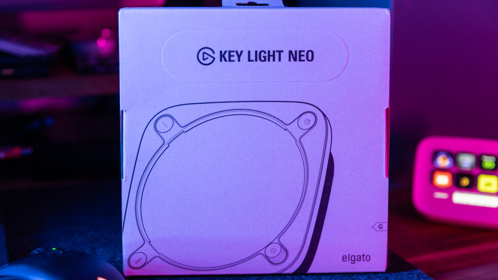 elgato key light neo boite face