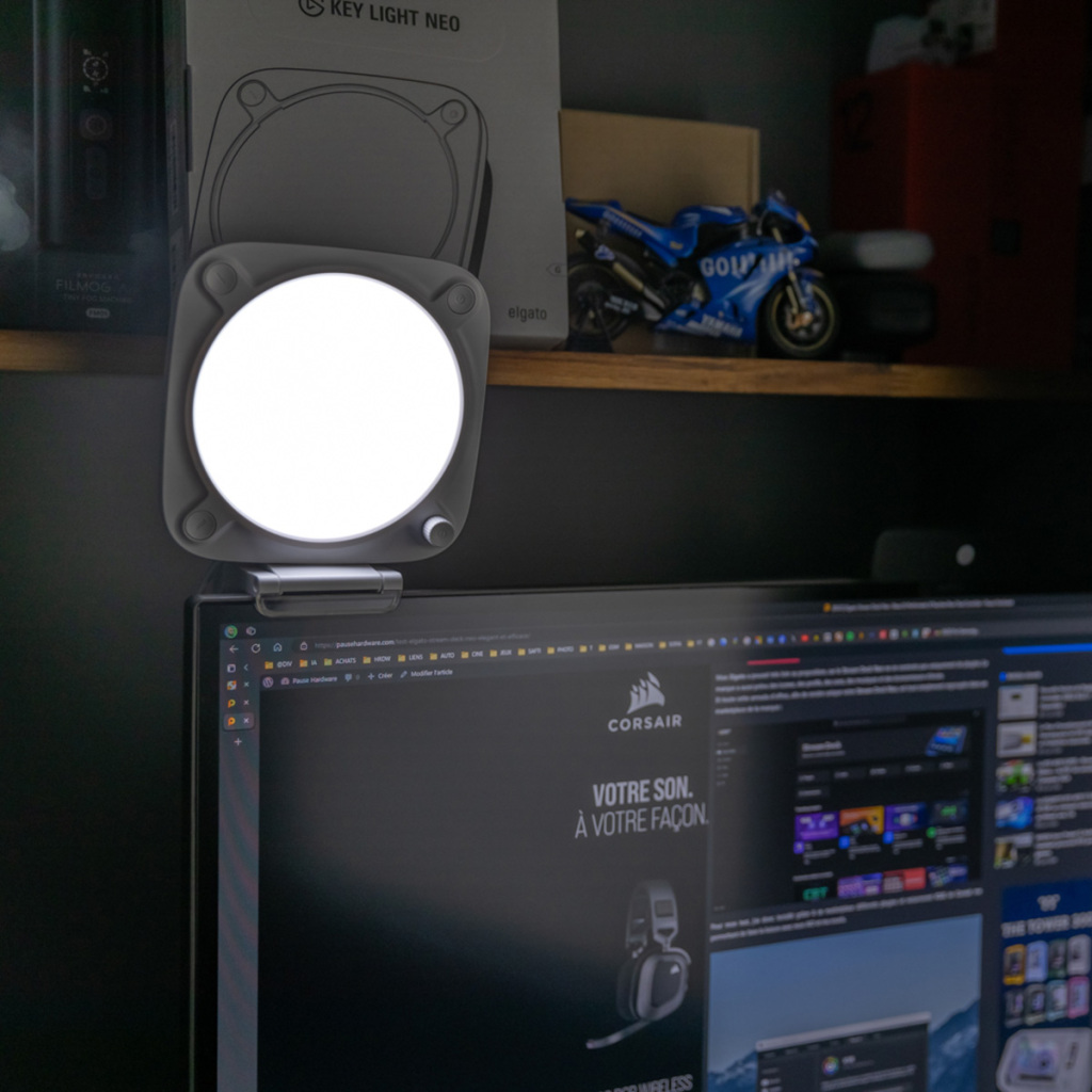 elgato key light neo lumiere froide