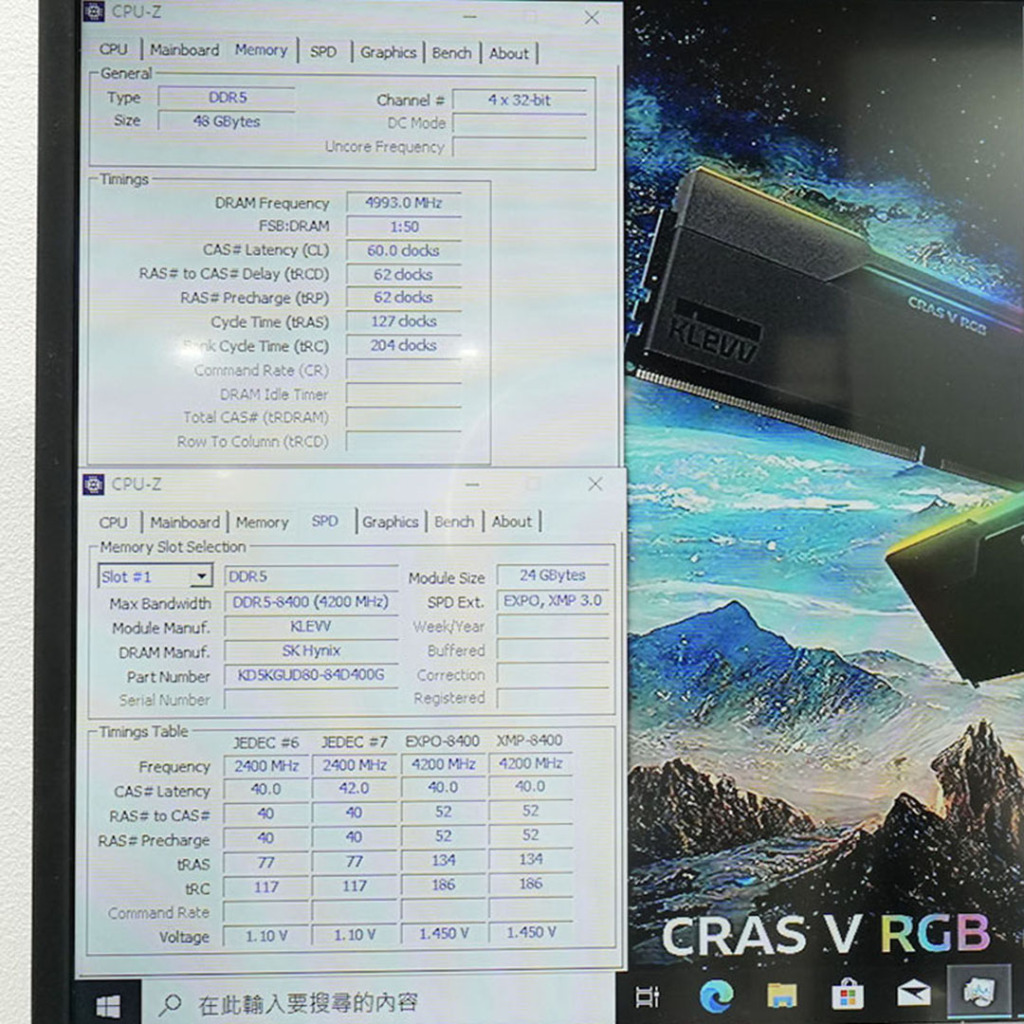 RAM DDR5-10000, SSD PCIe 5.0, CUDIMM DDR5 et MODS PC Chez KLEVV 3 klevv cars v rgb 10000 mhz ddr5 computex 2024