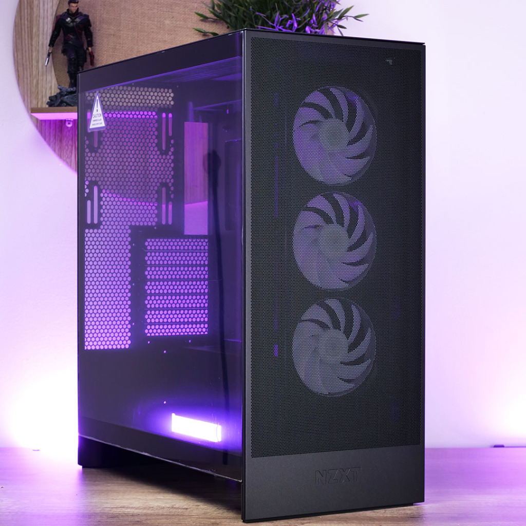 Lancement officiel et Unboxing du NZXT H7 Flow RGB 2024 5 nzxt h7 flow rgb black edition case