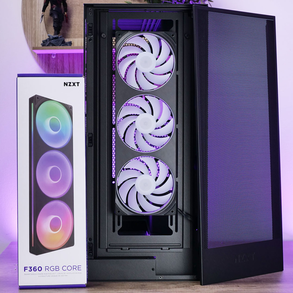 Lancement officiel et Unboxing du NZXT H7 Flow RGB 2024 13 nzxt h7 flow rgb black edition case F360 RGB Core
