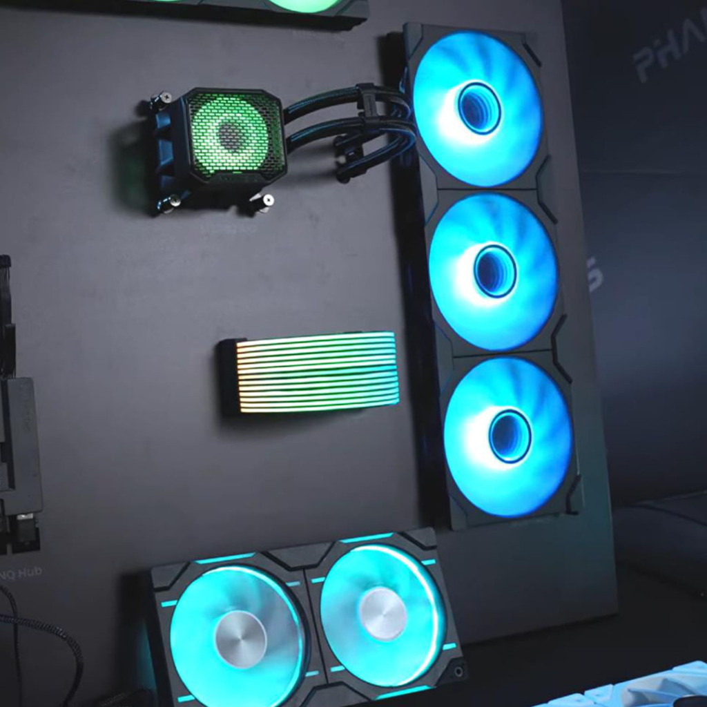 Phanteks au Computex 2024 : Evolv X2, Eclipse G400A/G400N, Enthoo Pro II XL et plus 17 phanteks computex 2024 fans rfg cooling 012