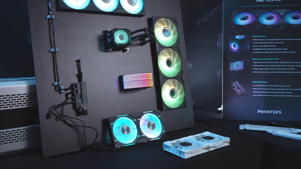 Phanteks au Computex 2024 : Evolv X2, Eclipse G400A/G400N, Enthoo Pro II XL et plus 18 phanteks computex 2024 fans rfg cooling