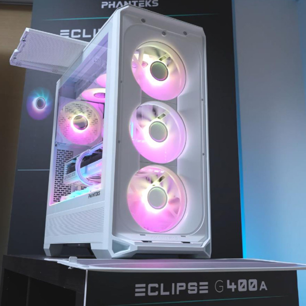 Le dernier boîtier de Phanteks, l'Eclipse G400A, arrive sur les marchés 3 phanteks Eclipse g400a white 01