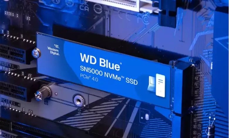 Western Digital WD Blue SN5000 NVMe, un SSD NVMe pour les professionnels 1 ssd western digital wd blue sn5000 nvme 4to