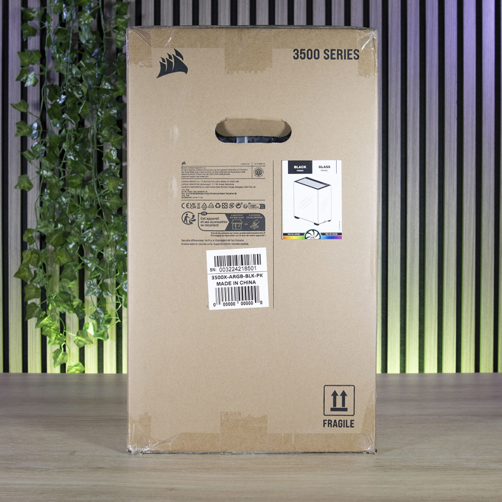 CORSAIR 3500X ARGB emballage côté