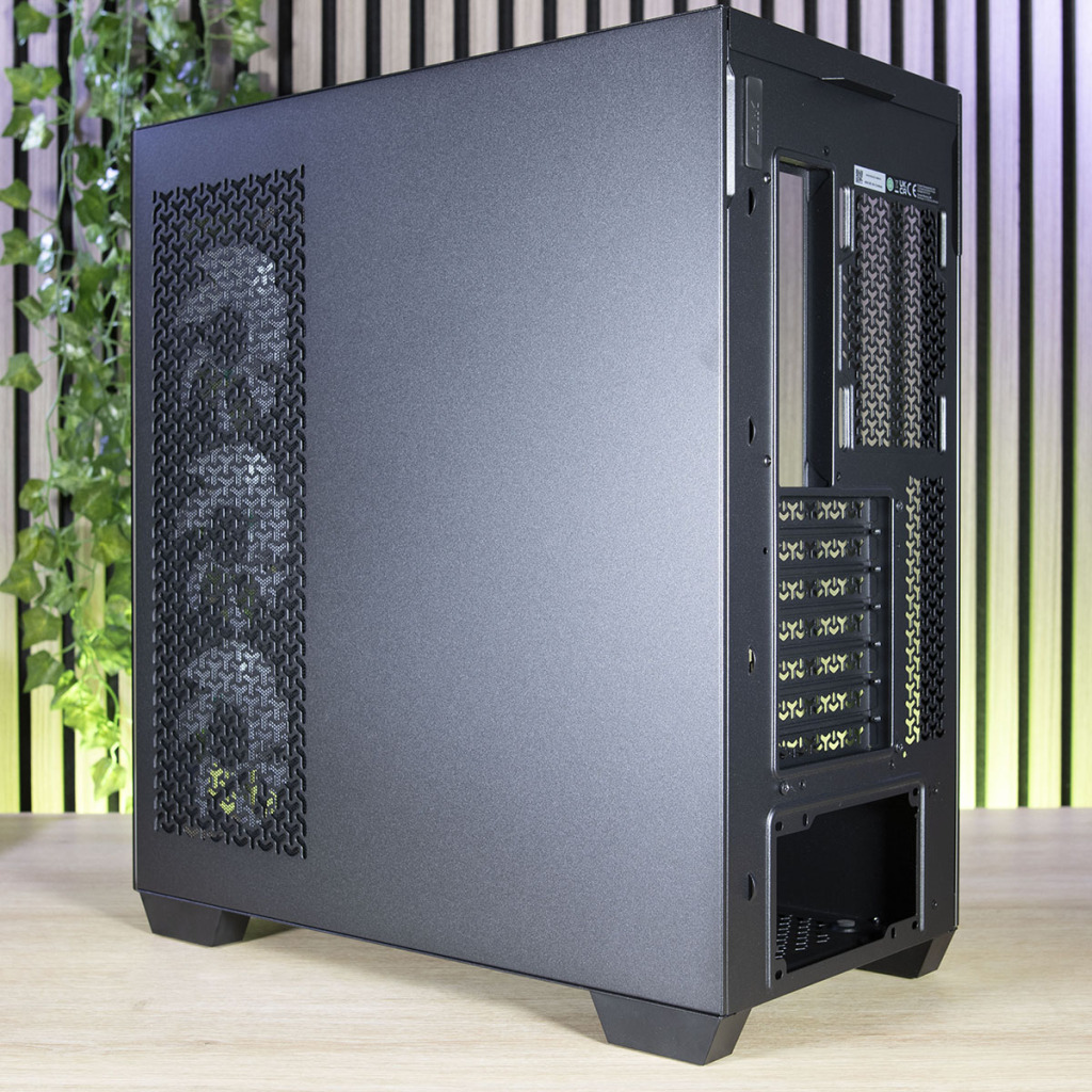 CORSAIR 3500X ARGB trois quarts arrière