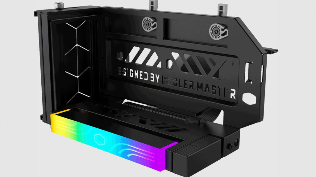 Cooler Master met des loupiotes sur son support de GPU vertical 4 Cooler Master kit gpu argb 3