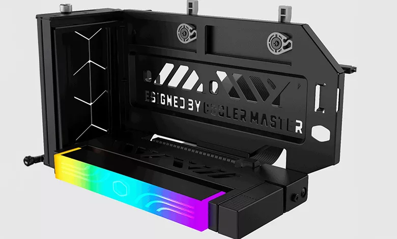 Cooler Master met des loupiotes sur son support de GPU vertical 1 Cooler Master kit gpu argb Couv