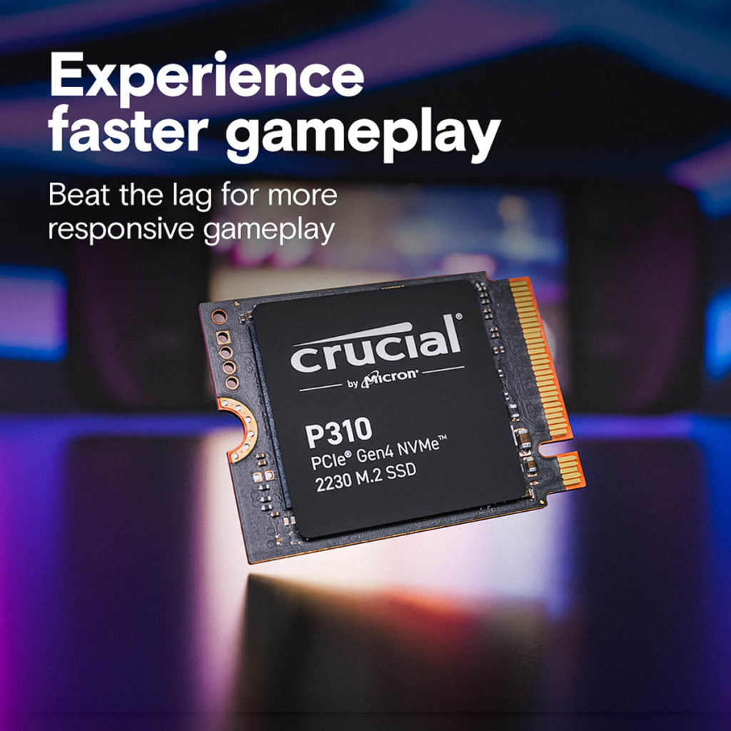 Crucial P310 : premier SSD M.2 2230 PCIe 4.0 de Micron 3 Crucial P310 2
