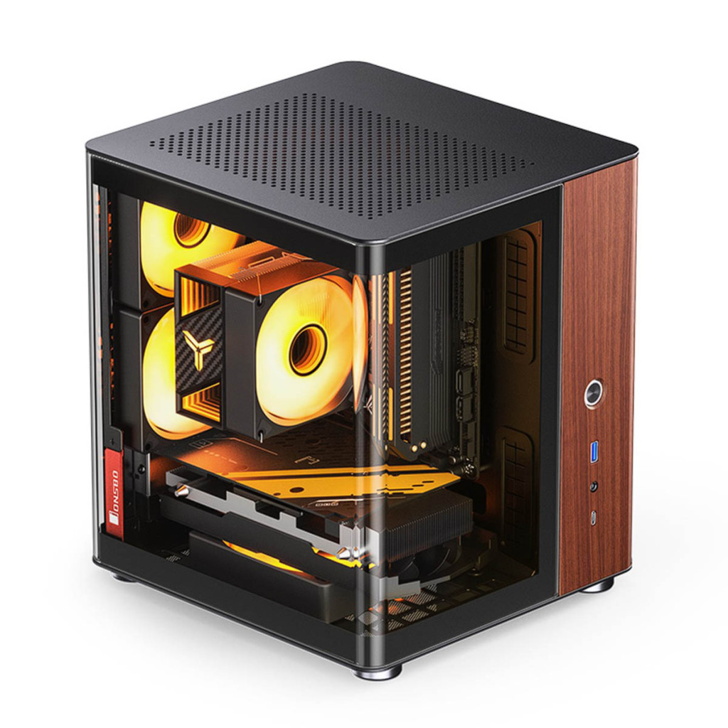 JONSBO TK-0 : un boîtier mini-ITX avec verre trempé doublement incurvé 2 JONSBO TK 0 1