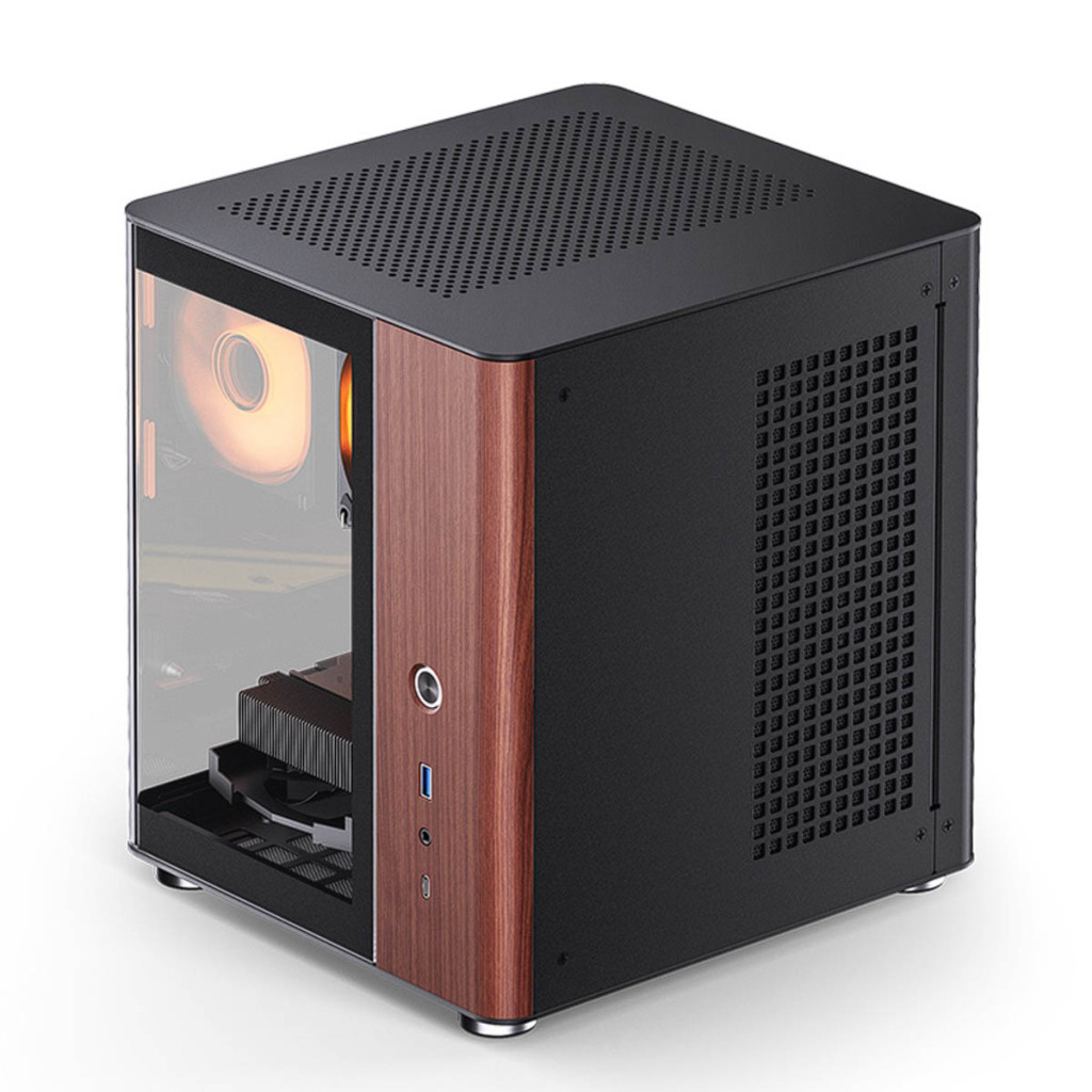 JONSBO TK-0 : un boîtier mini-ITX avec verre trempé doublement incurvé 4 JONSBO TK 0 3