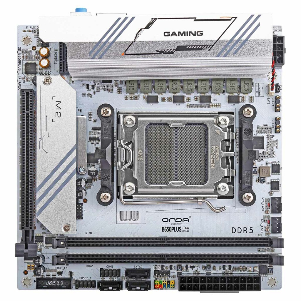 ONDA B650PLUS-ITX-W : une carte mère Mini-ITX blanche abordable 3 ONDA B650PLUS ITX W 1