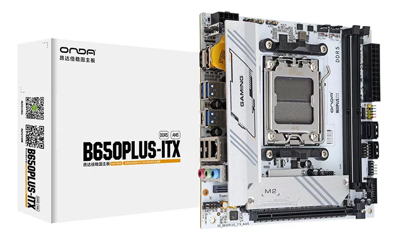 ONDA B650PLUS-ITX-W : une carte mère Mini-ITX blanche abordable 1 ONDA B650PLUS ITX W Couv