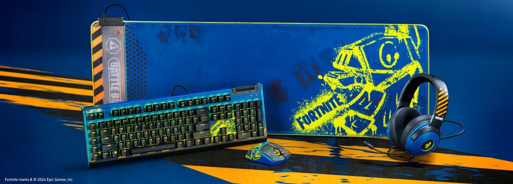 RAZER sort une gamme de 4 périphériques Fortnite Edition 2 RAZER Fortnite Edition 1