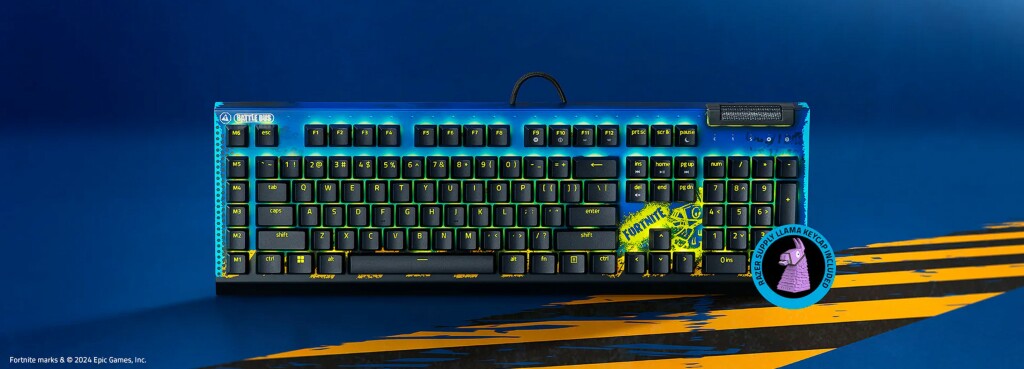 RAZER sort une gamme de 4 périphériques Fortnite Edition 4 RAZER Fortnite Edition clavier