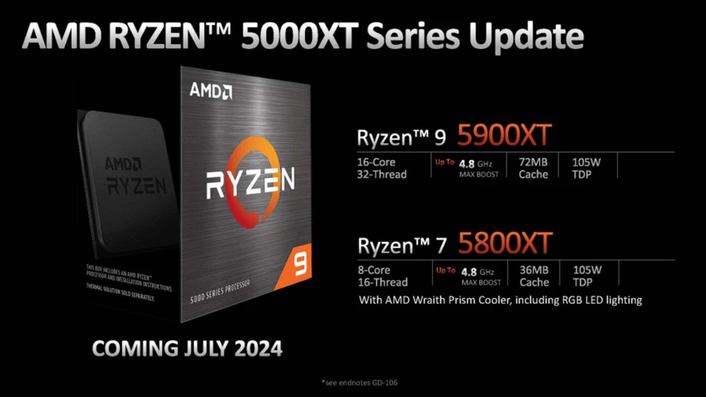 AMD n'en a pas fini avec le socket AM4 et propose deux Ryzen 5000XT 2 AMD Ryzen 5000XT 1