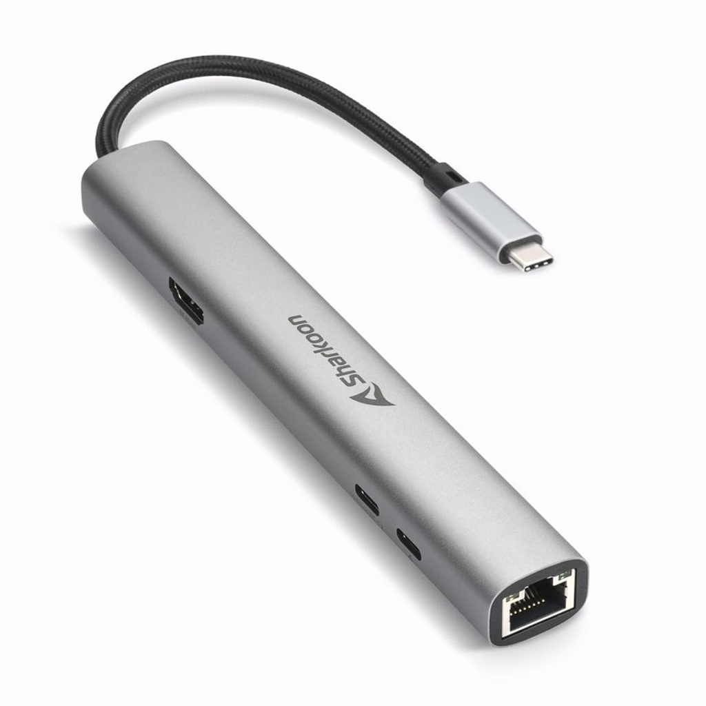 Sharkoon OfficePal Combo adapter : un petit HUB bien pratique 2 Sharkoon OfficePal Combo Adapter côté