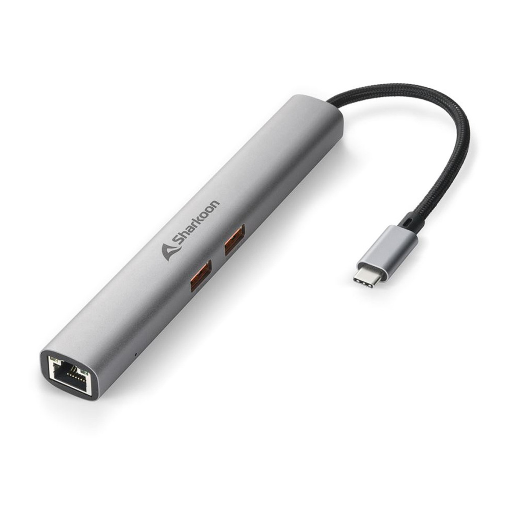 Sharkoon OfficePal Combo adapter : un petit HUB bien pratique 3 Sharkoon OfficePal Combo Adapter face