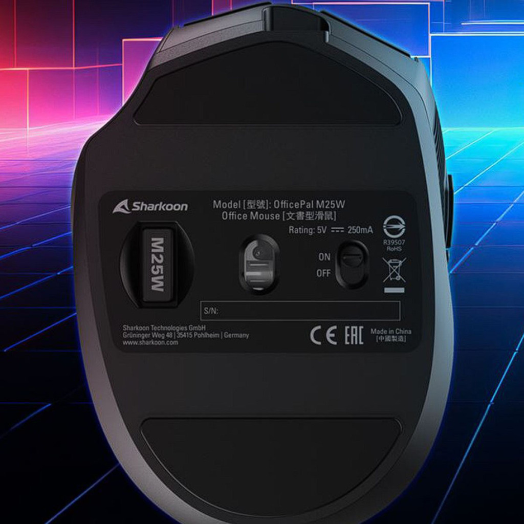 Sharkoon présente la souris OfficePal M25W 4 Sharkoon OfficePal M25W capteur