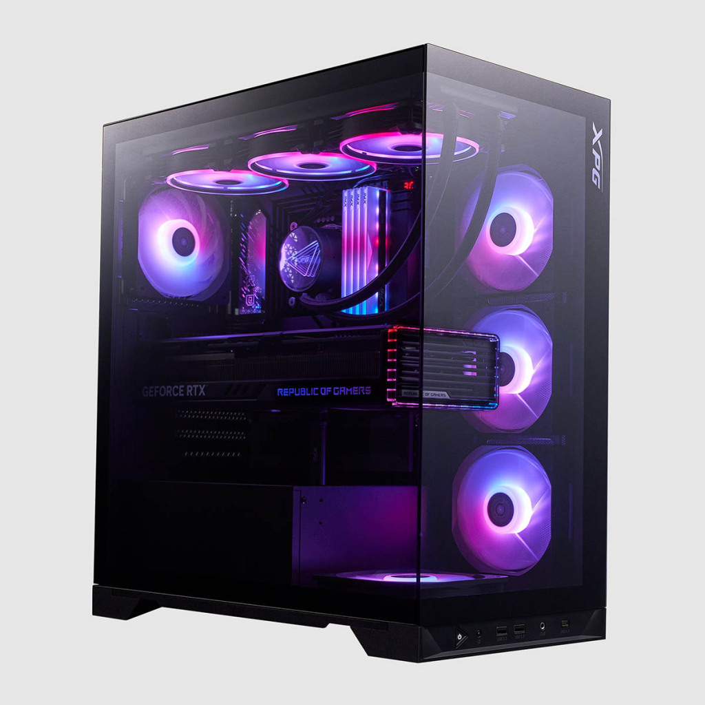 XPG Invader X BTF : un boîtier moyen tour compatible carte mère à connecteurs cachés 2 XPG Invader X BTF 1