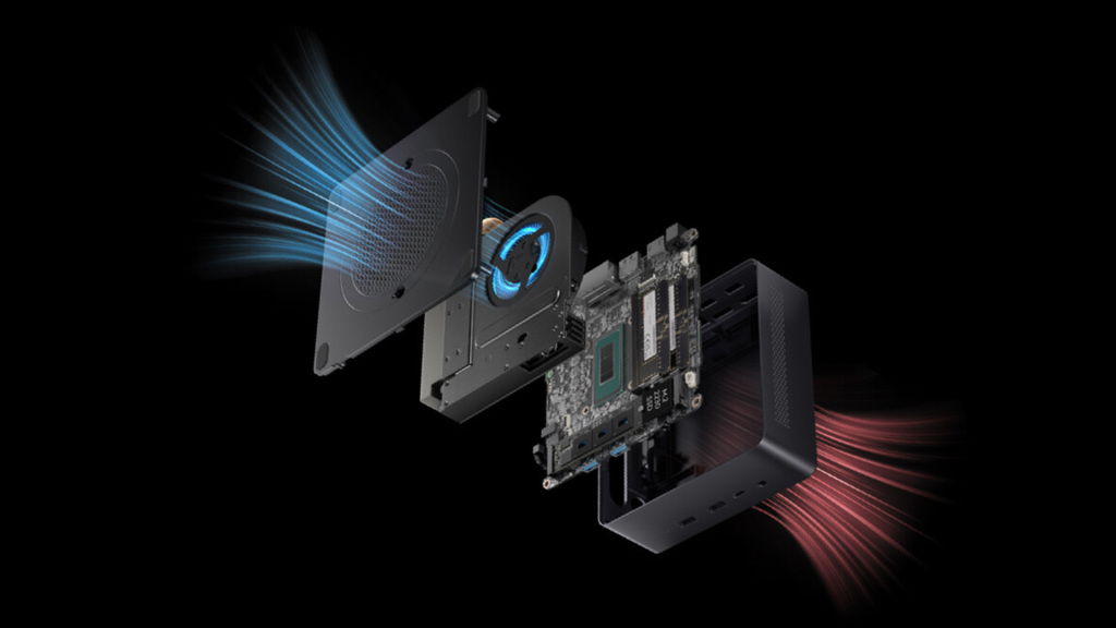 Minisforum lance son nouveau mini pc innovant UH125 Pro propulsé par un Intel Core Ultra 5 8 minisforum uh125 pro cooling