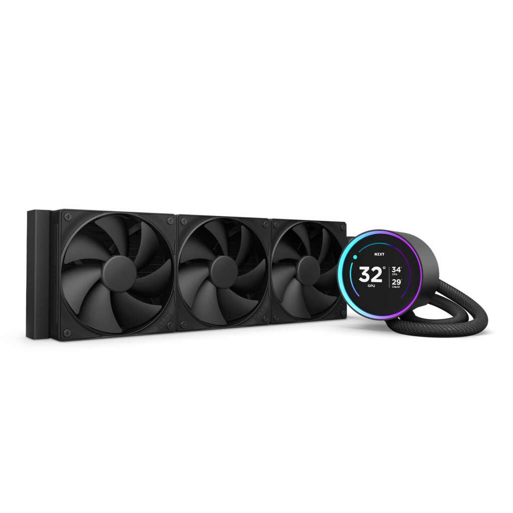 NZXT Kraken Elite 2024 : Le refroidissement AIO repensé avec des performances améliorées 11 01 Kraken Elite V2 RGB BK 360