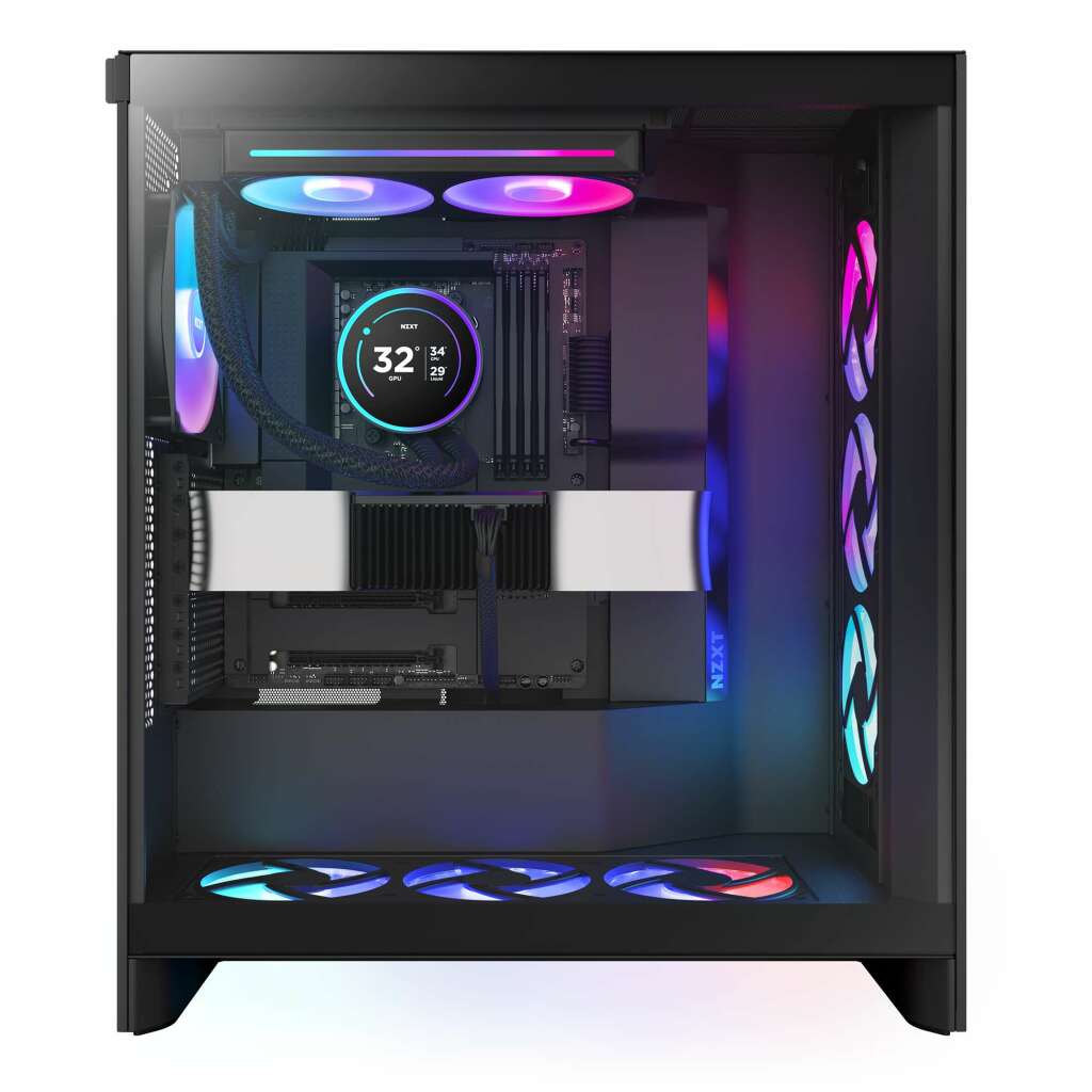 NZXT Kraken Elite 2024 : Le refroidissement AIO repensé avec des performances améliorées 8 04 Kraken Elite V2 RGB BK 240 with system