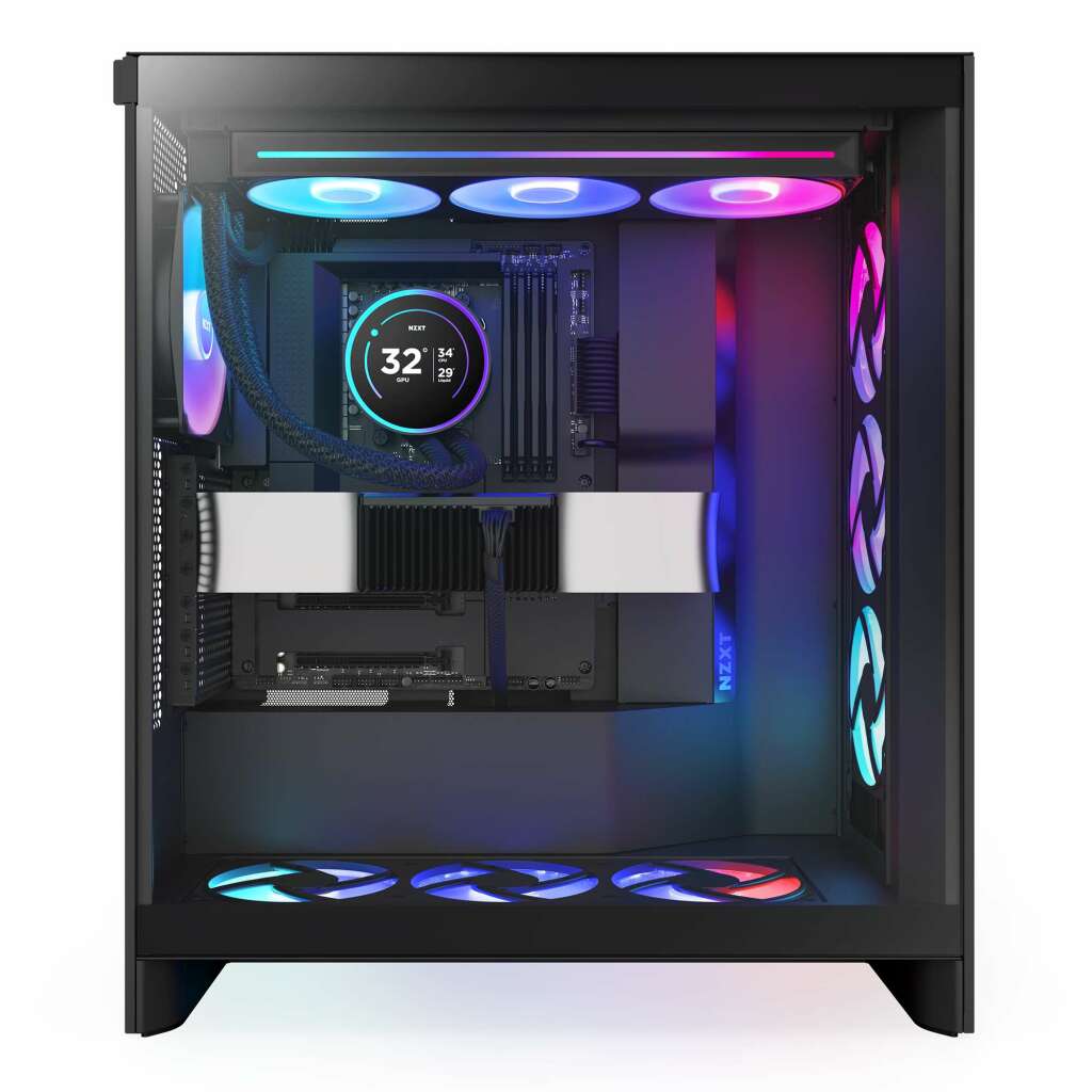 NZXT Kraken Elite 2024 : Le refroidissement AIO repensé avec des performances améliorées 4 04 Kraken Elite V2 RGB BK 360 with system