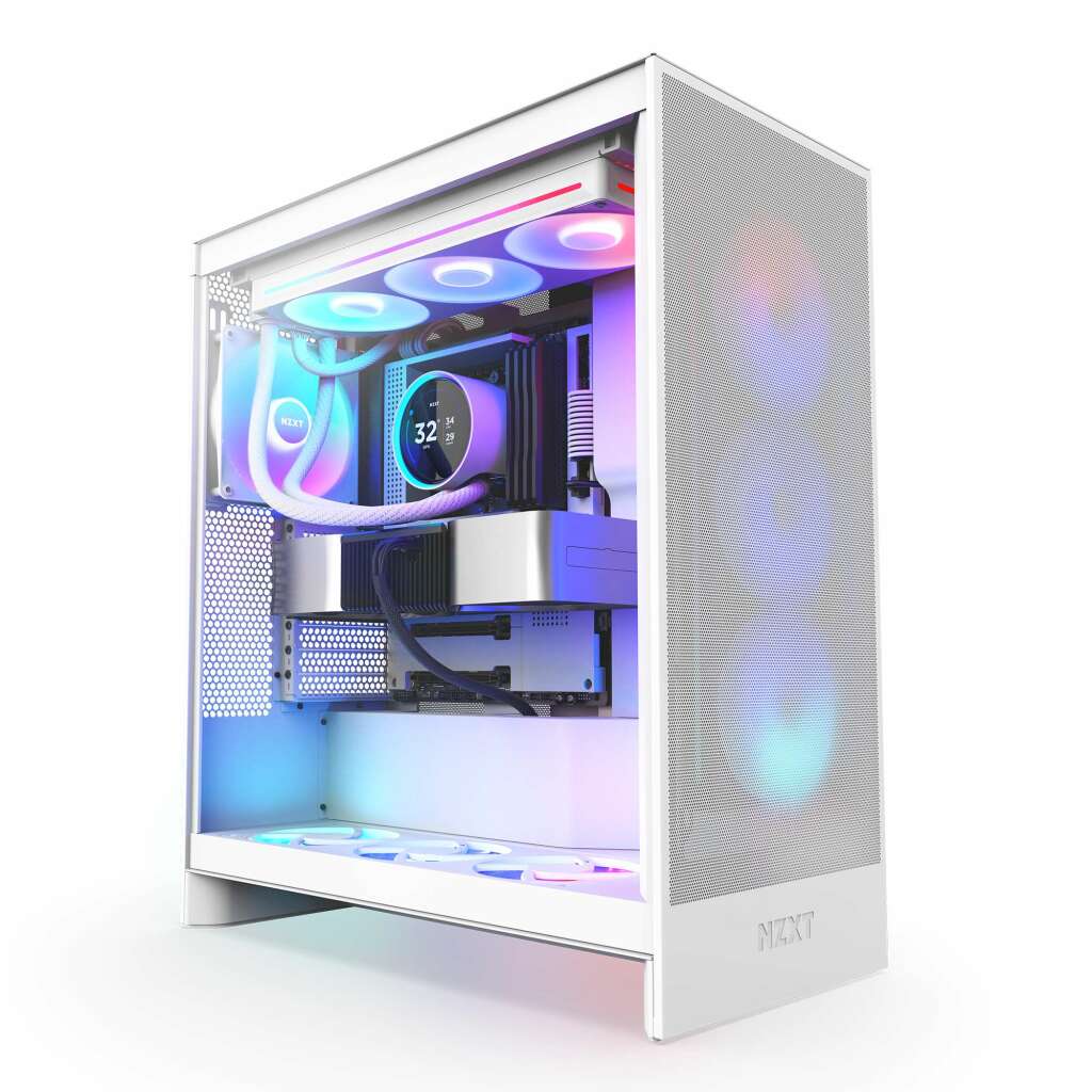 NZXT Kraken Elite 2024 : Le refroidissement AIO repensé avec des performances améliorées 5 05 Kraken Elite V2 RGB WH 360 with system