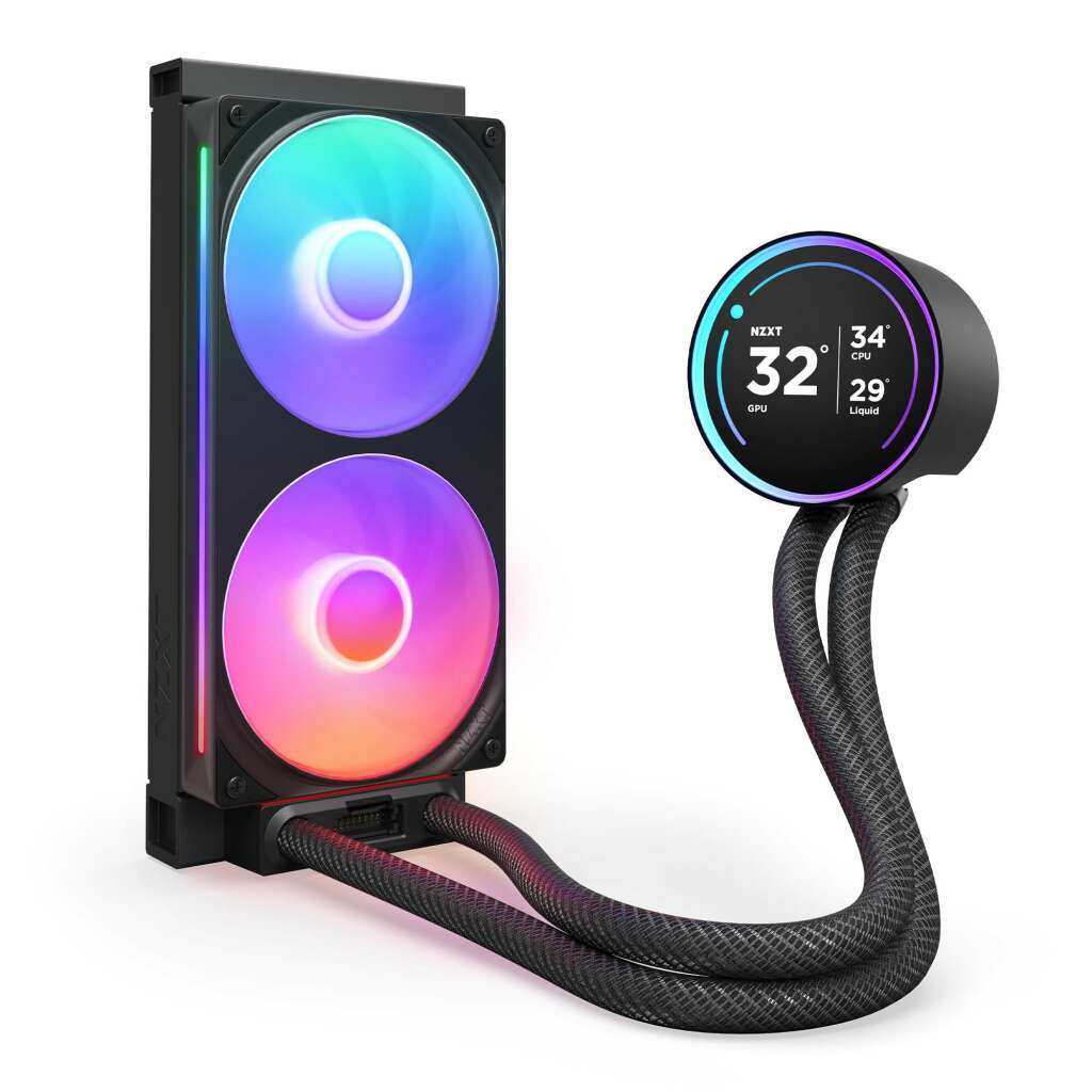 NZXT Kraken Elite 2024 : Le refroidissement AIO repensé avec des performances améliorées 12 06 Kraken Elite V2 RGB BK vertical 240