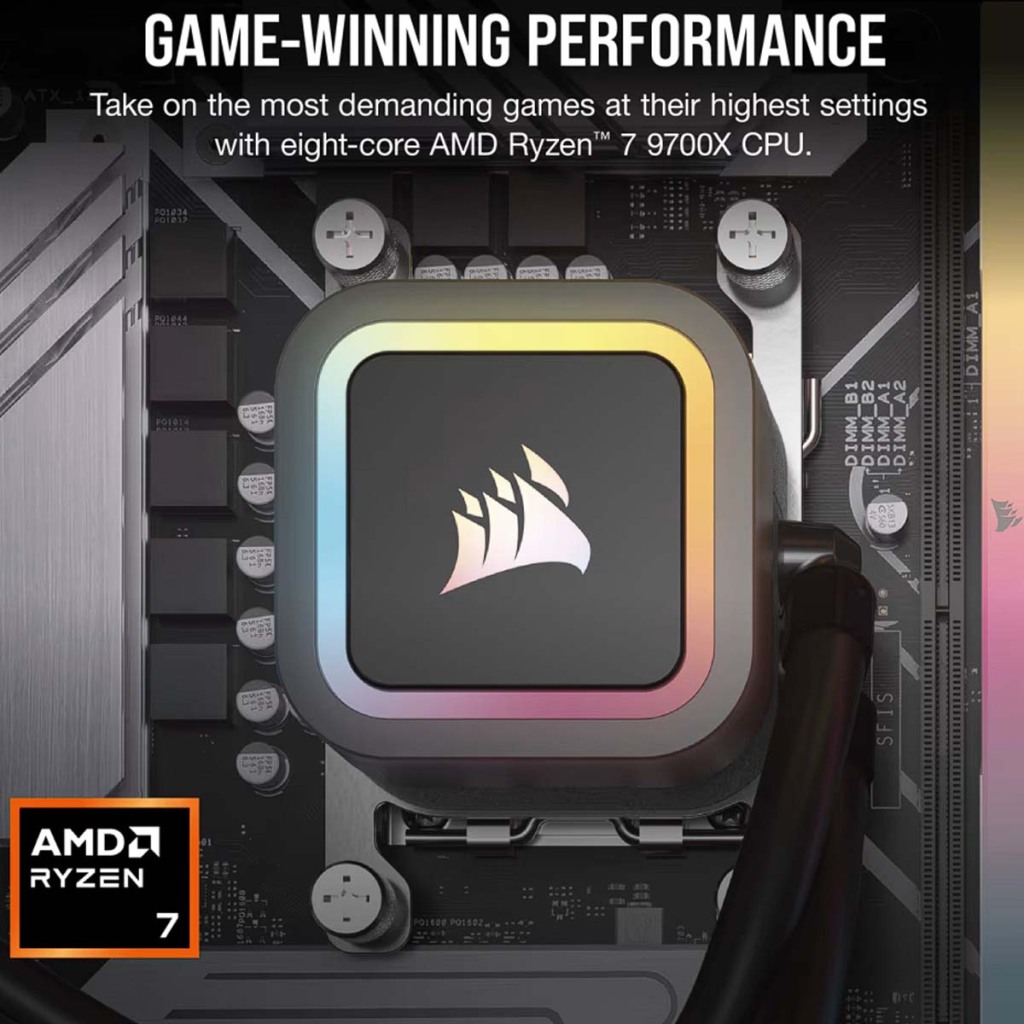 CORSAIR lance les PC de jeu VENGEANCE a7400 : un combo explosif Ryzen série 9000 et RTX série 40 3 CORSAIR VENGEANCE a7400 Ryzen 9000