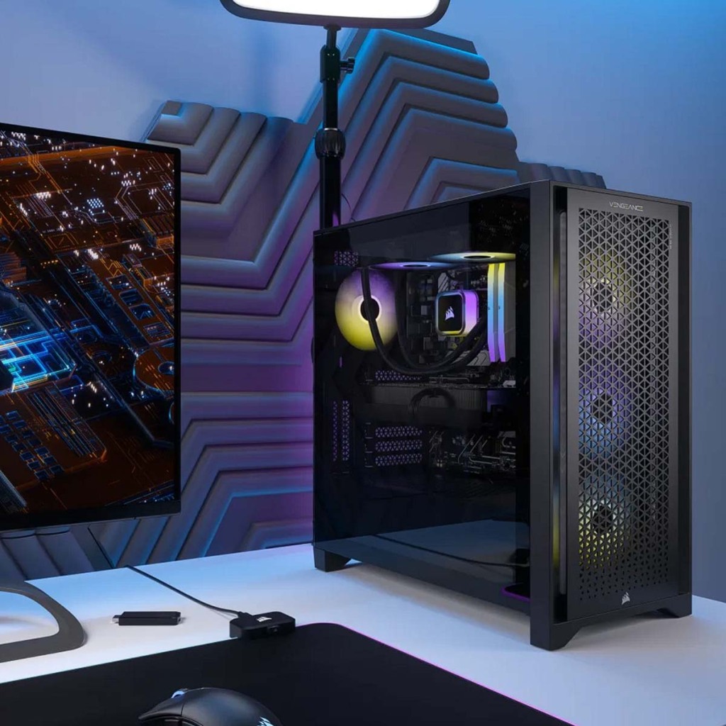 CORSAIR lance les PC de jeu VENGEANCE a7400 : un combo explosif Ryzen série 9000 et RTX série 40 8 CORSAIR VENGEANCE a7400 bureau